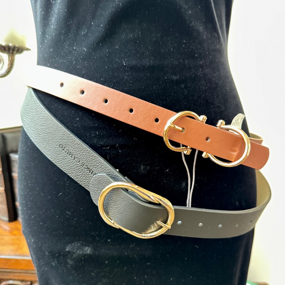 ✅ “Vince Camuto” 2 Medium Belts
